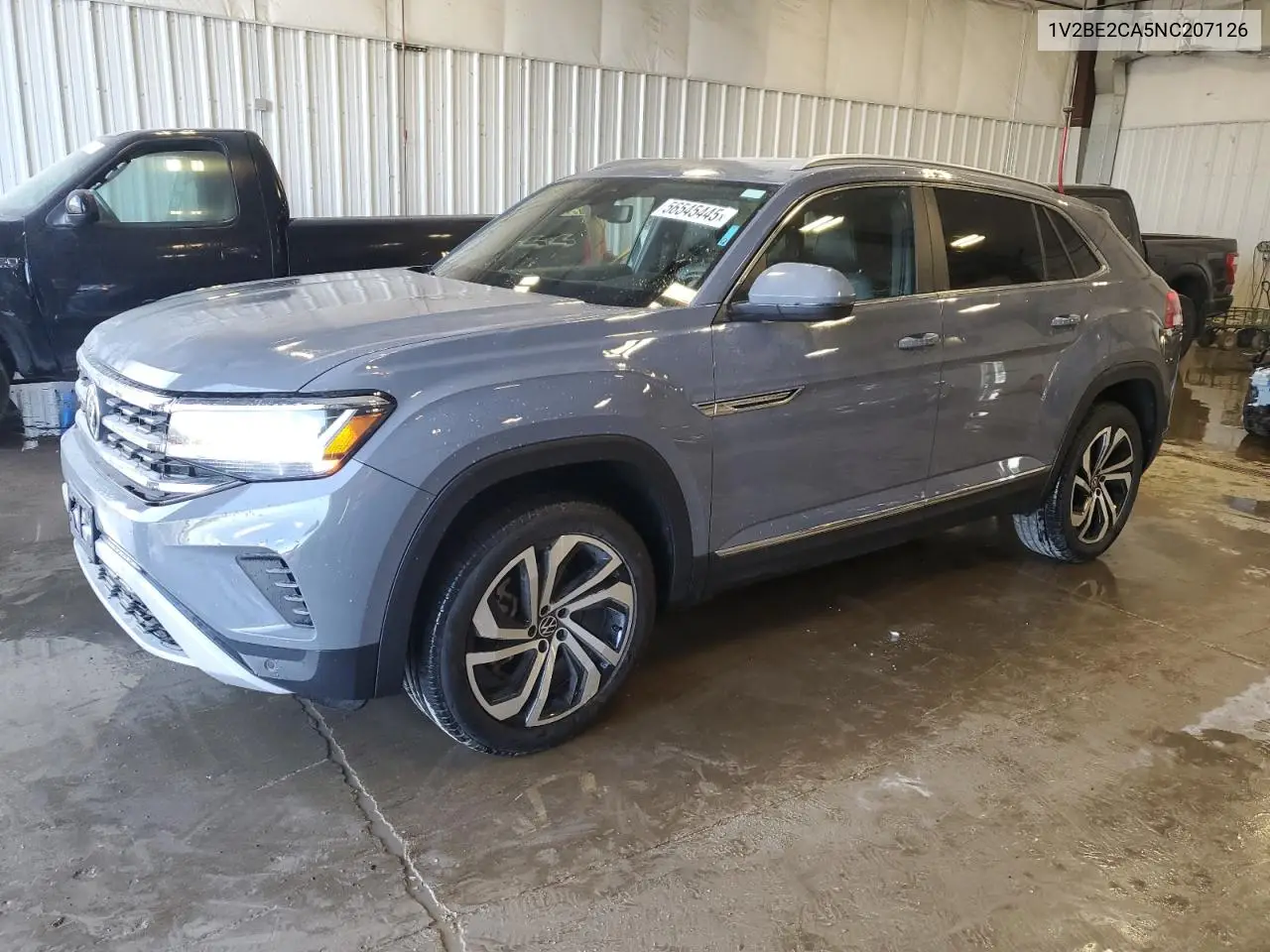 2022 Volkswagen Atlas Cross Sport Sel VIN: 1V2BE2CA5NC207126 Lot: 56545445