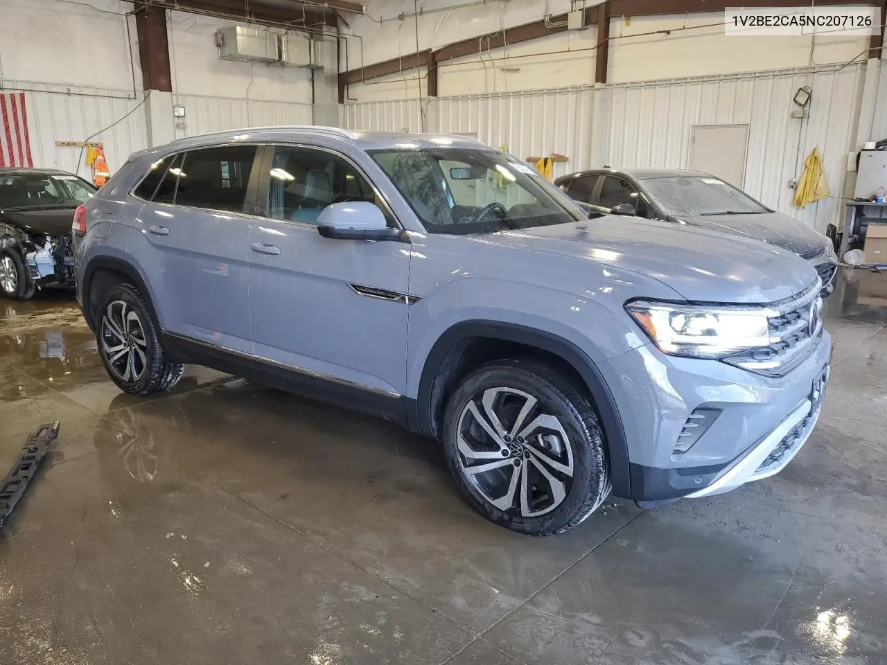 2022 Volkswagen Atlas Cross Sport Sel VIN: 1V2BE2CA5NC207126 Lot: 56545445