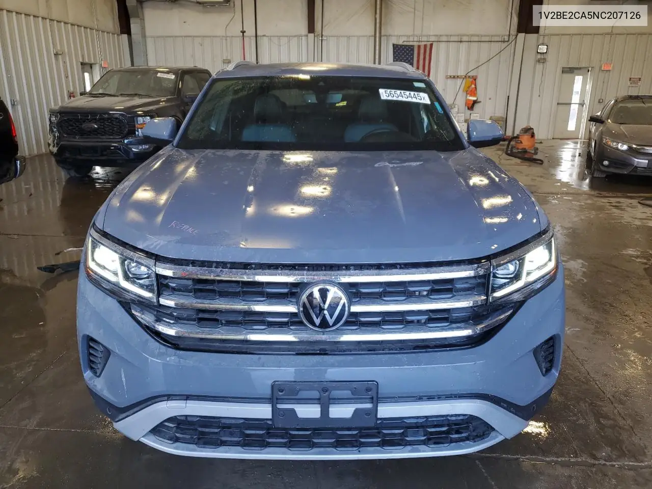 2022 Volkswagen Atlas Cross Sport Sel VIN: 1V2BE2CA5NC207126 Lot: 56545445
