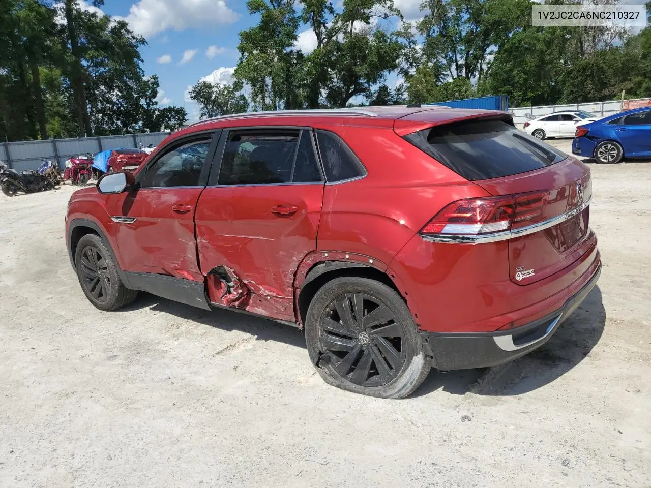 2022 Volkswagen Atlas Cross Sport Se VIN: 1V2JC2CA6NC210327 Lot: 56853385