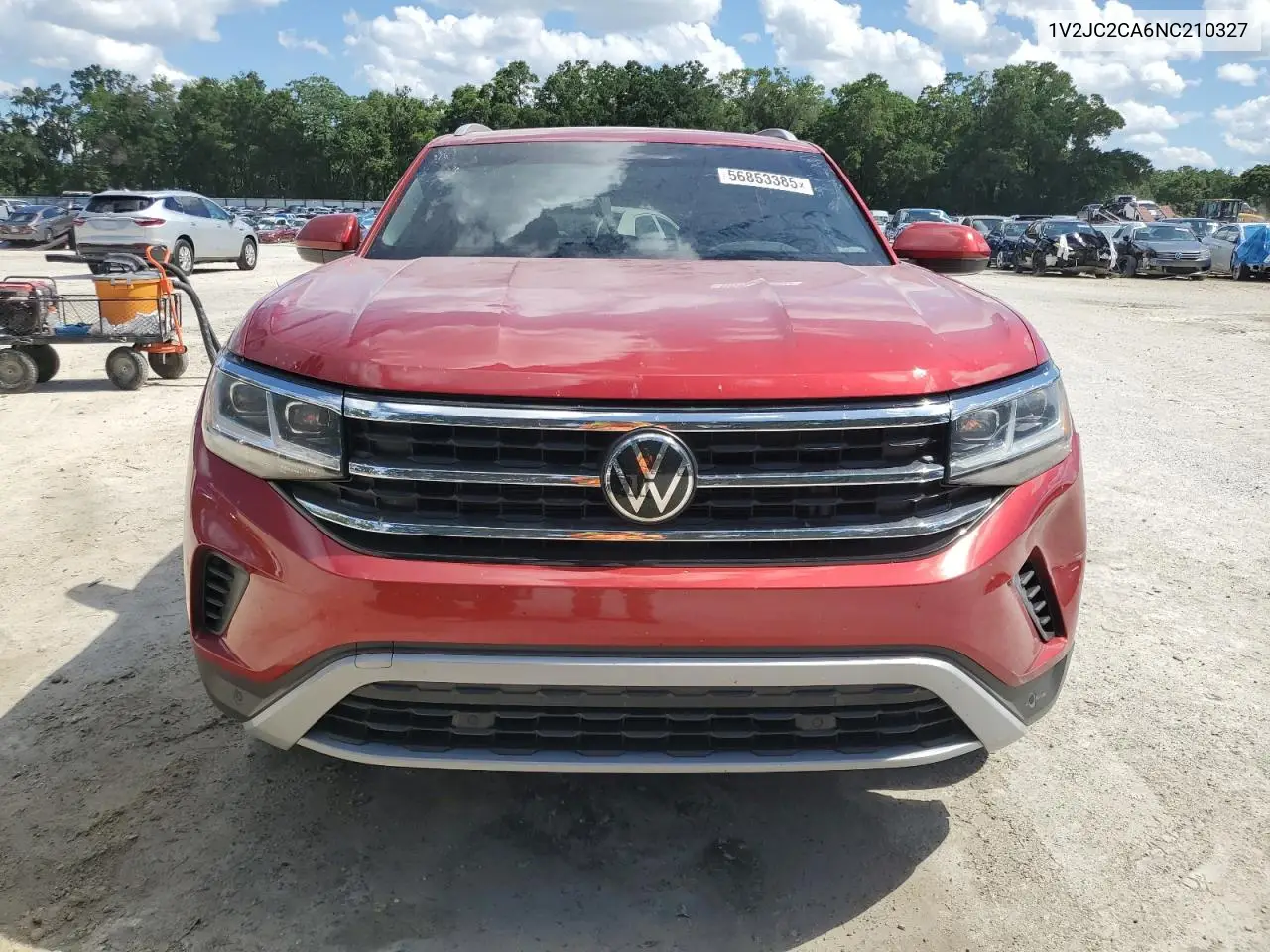 2022 Volkswagen Atlas Cross Sport Se VIN: 1V2JC2CA6NC210327 Lot: 56853385
