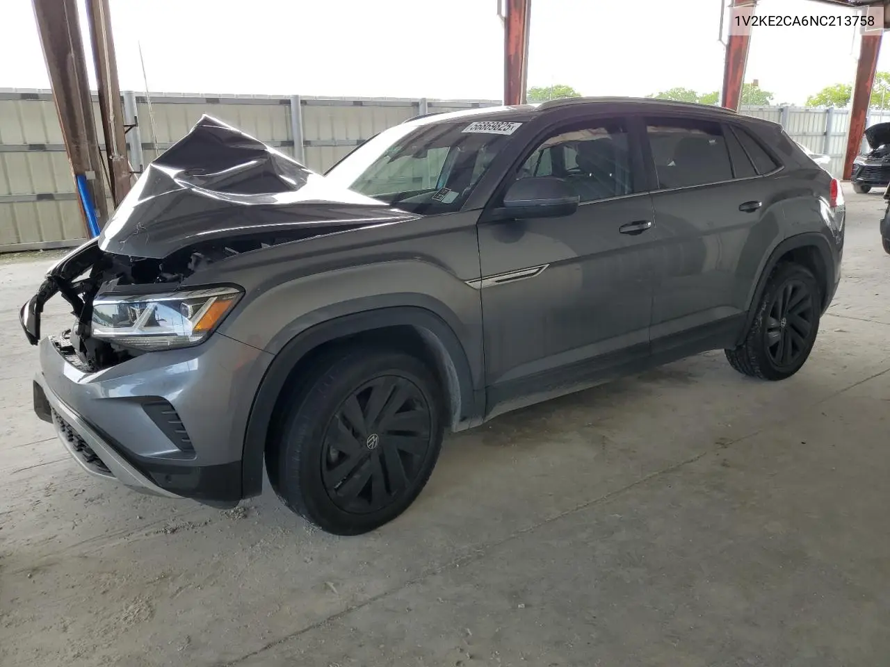 2022 Volkswagen Atlas Cross Sport Se VIN: 1V2KE2CA6NC213758 Lot: 56869825