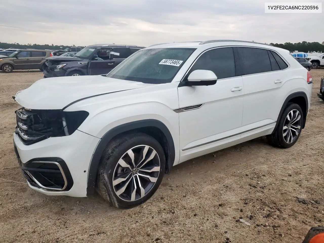 1v2fe2ca6nc220596 1V2FE2CA6NC220596 2022 Volkswagen Atlas Cross Sport Sel Premium R-Line