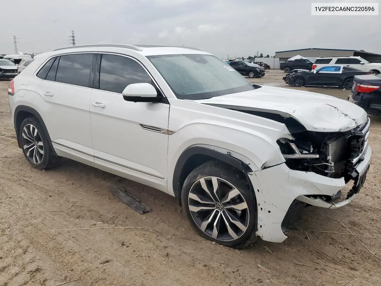 1v2fe2ca6nc220596 1V2FE2CA6NC220596 2022 Volkswagen Atlas Cross Sport Sel Premium R-Line