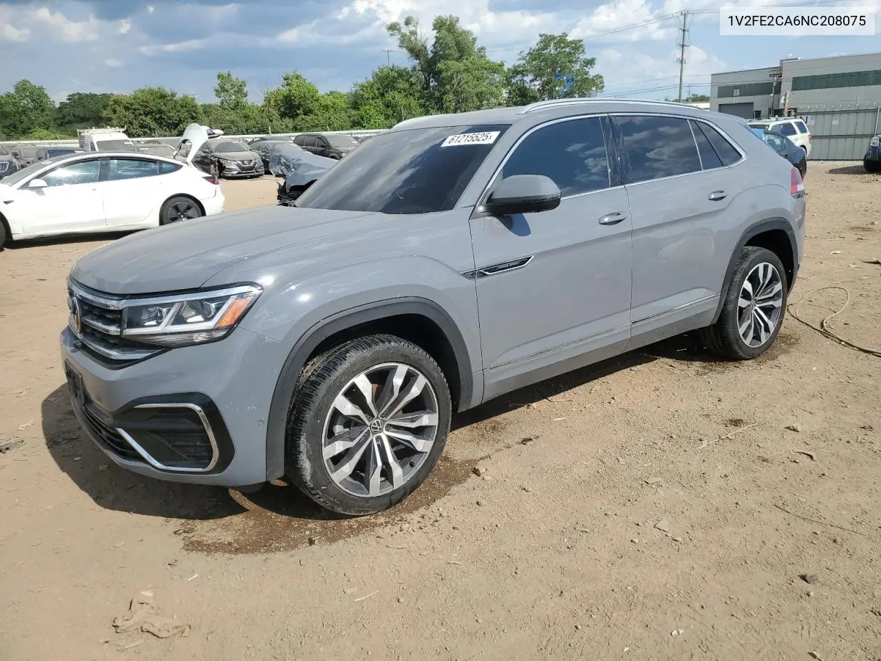 2022 Volkswagen Atlas Cross Sport Sel Premium R-Line VIN: 1V2FE2CA6NC208075 Lot: 61215525