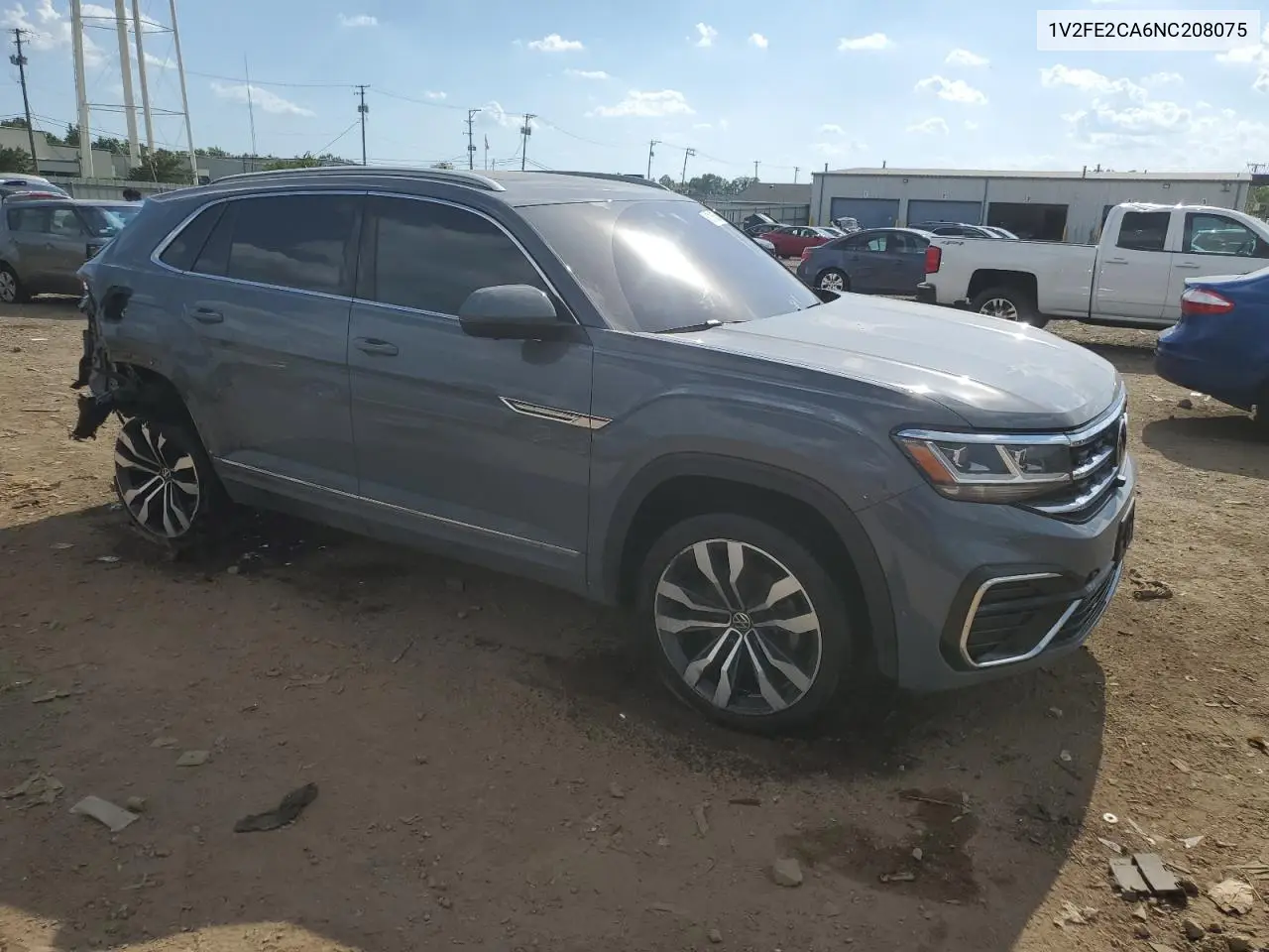 2022 Volkswagen Atlas Cross Sport Sel Premium R-Line VIN: 1V2FE2CA6NC208075 Lot: 61215525