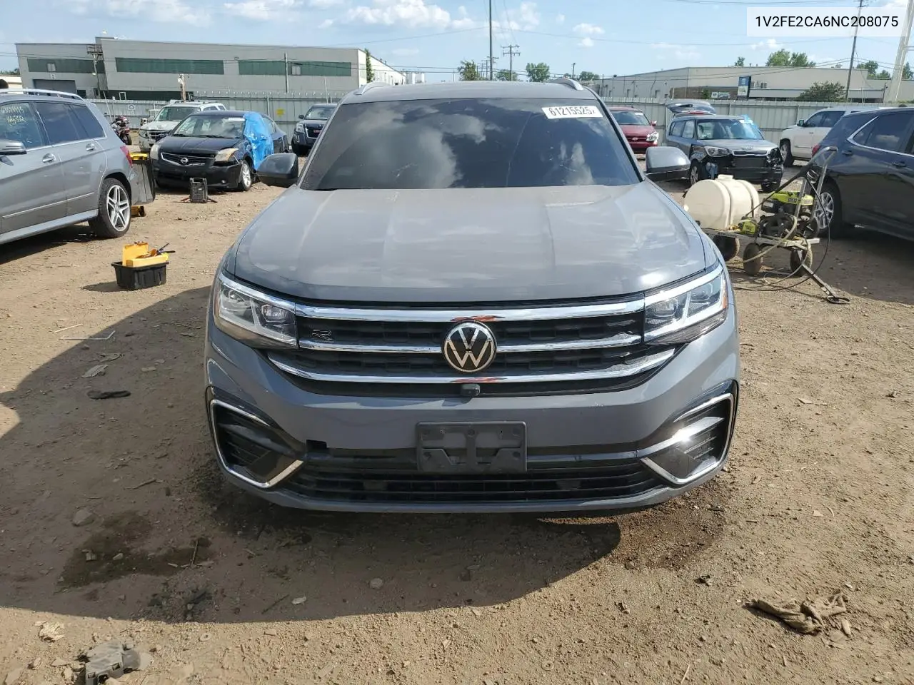2022 Volkswagen Atlas Cross Sport Sel Premium R-Line VIN: 1V2FE2CA6NC208075 Lot: 61215525