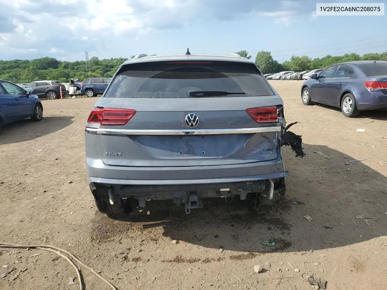 2022 Volkswagen Atlas Cross Sport Sel Premium R-Line VIN: 1V2FE2CA6NC208075 Lot: 61215525