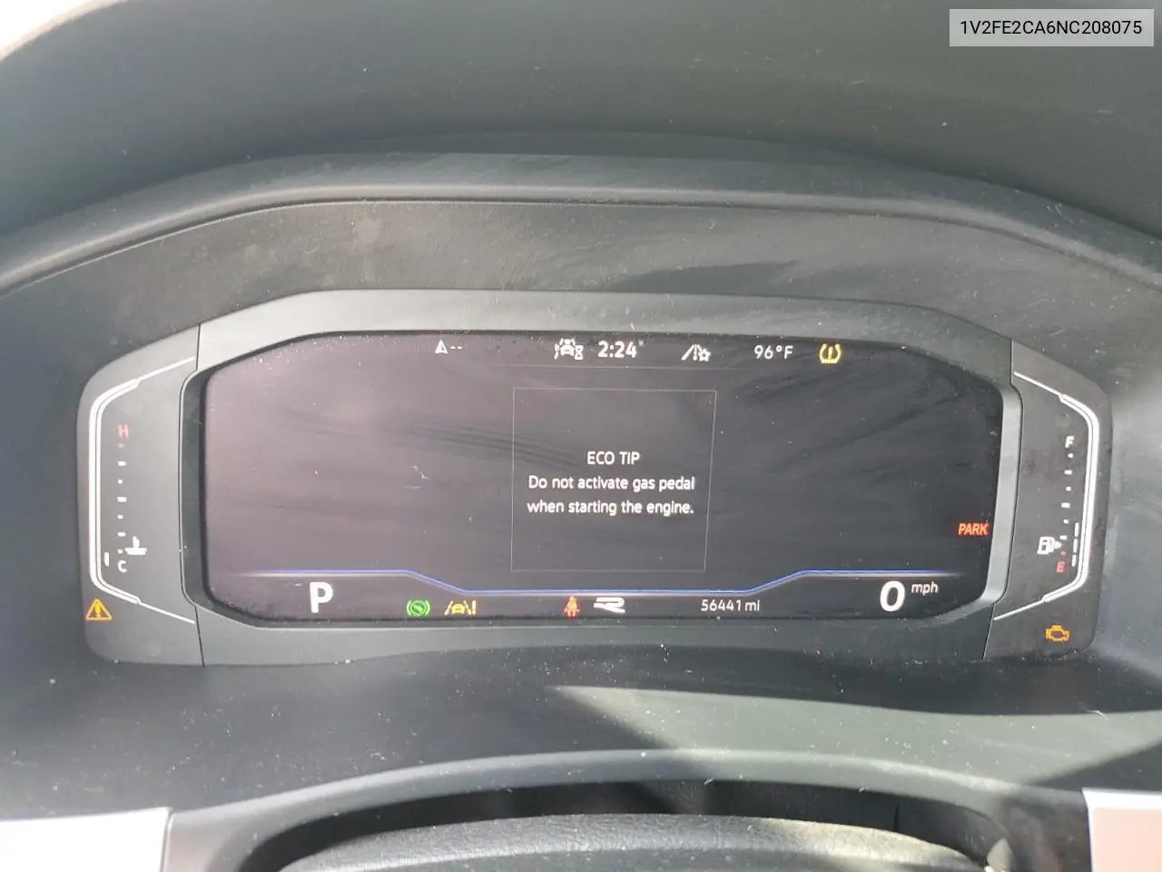 2022 Volkswagen Atlas Cross Sport Sel Premium R-Line VIN: 1V2FE2CA6NC208075 Lot: 61215525