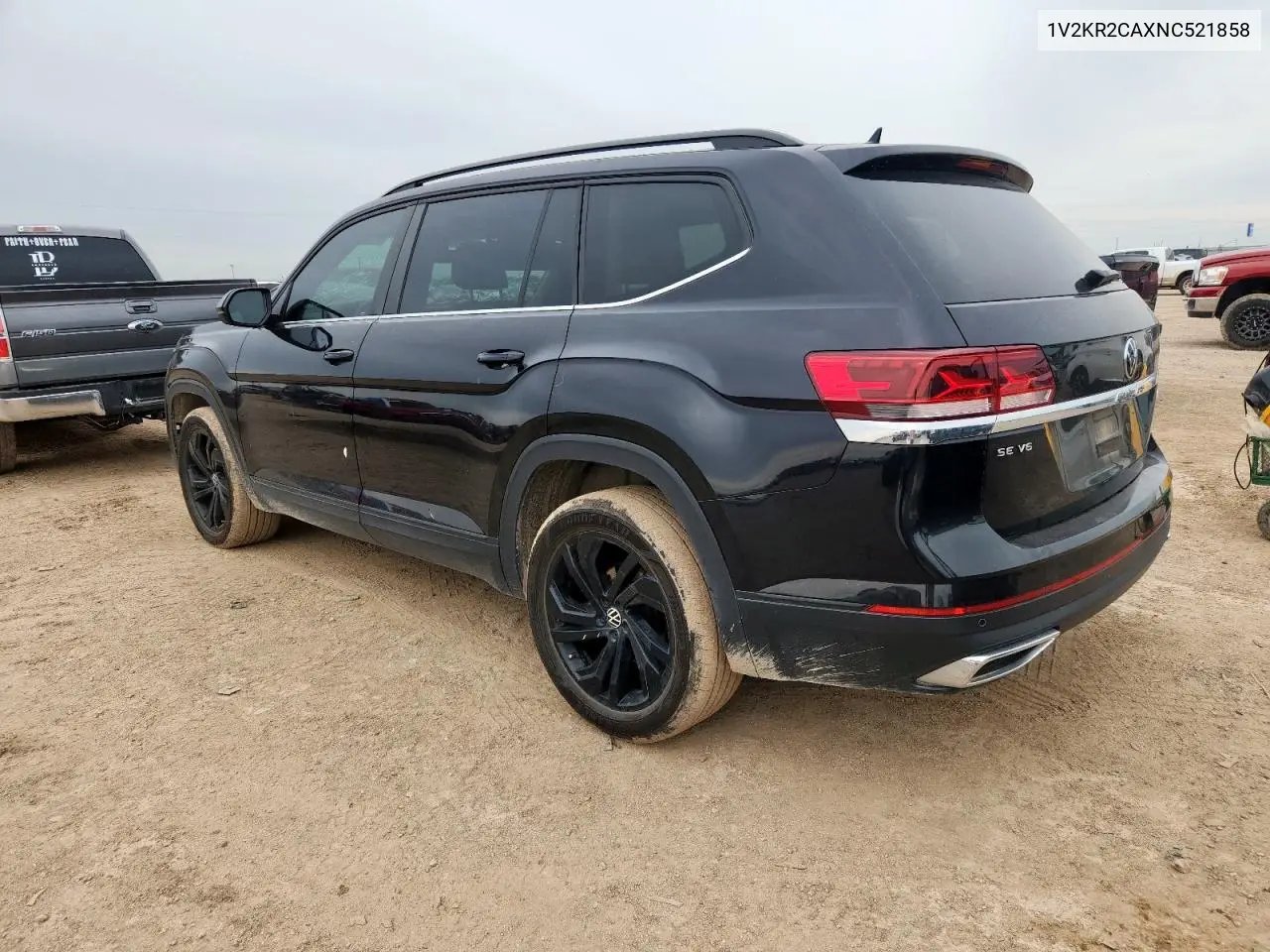 2022 Volkswagen Atlas Se VIN: 1V2KR2CAXNC521858 Lot: 61542405