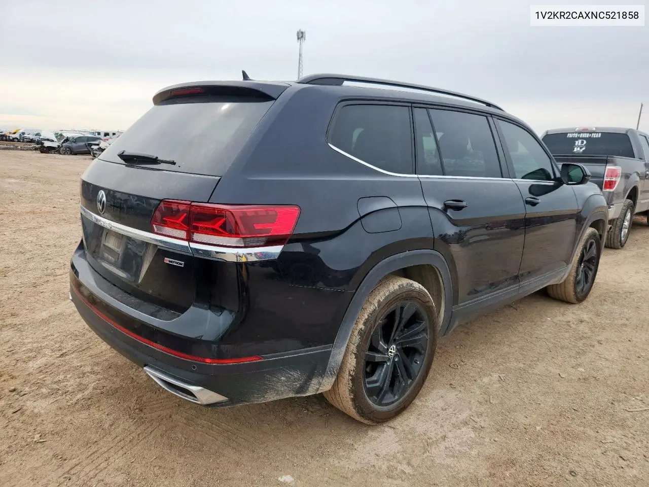 2022 Volkswagen Atlas Se VIN: 1V2KR2CAXNC521858 Lot: 61542405