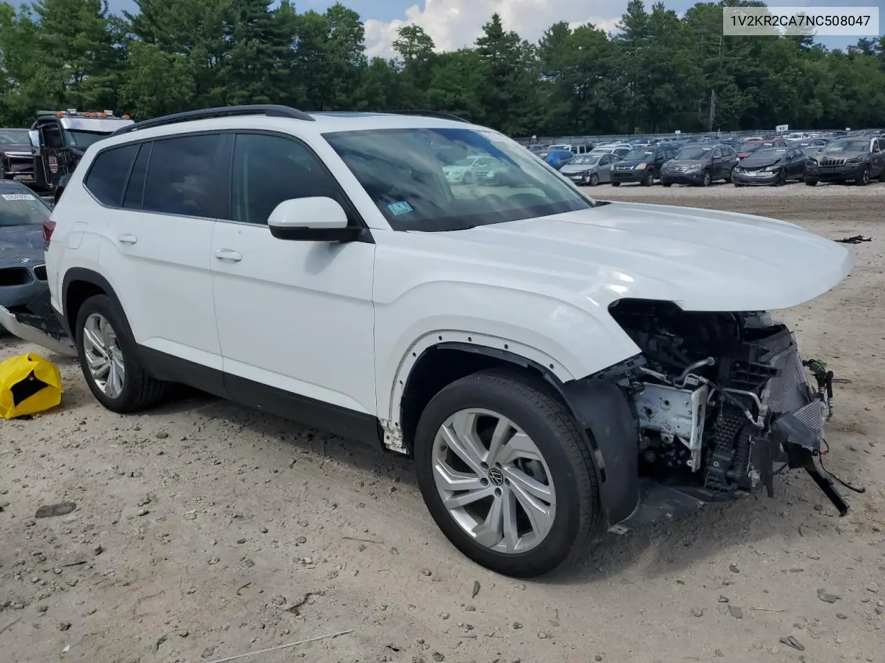 2022 Volkswagen Atlas Se VIN: 1V2KR2CA7NC508047 Lot: 61642385