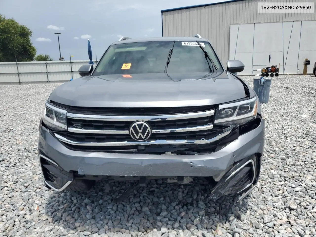 2022 Volkswagen Atlas Sel Premium R-Line VIN: 1V2FR2CAXNC529850 Lot: 61859585