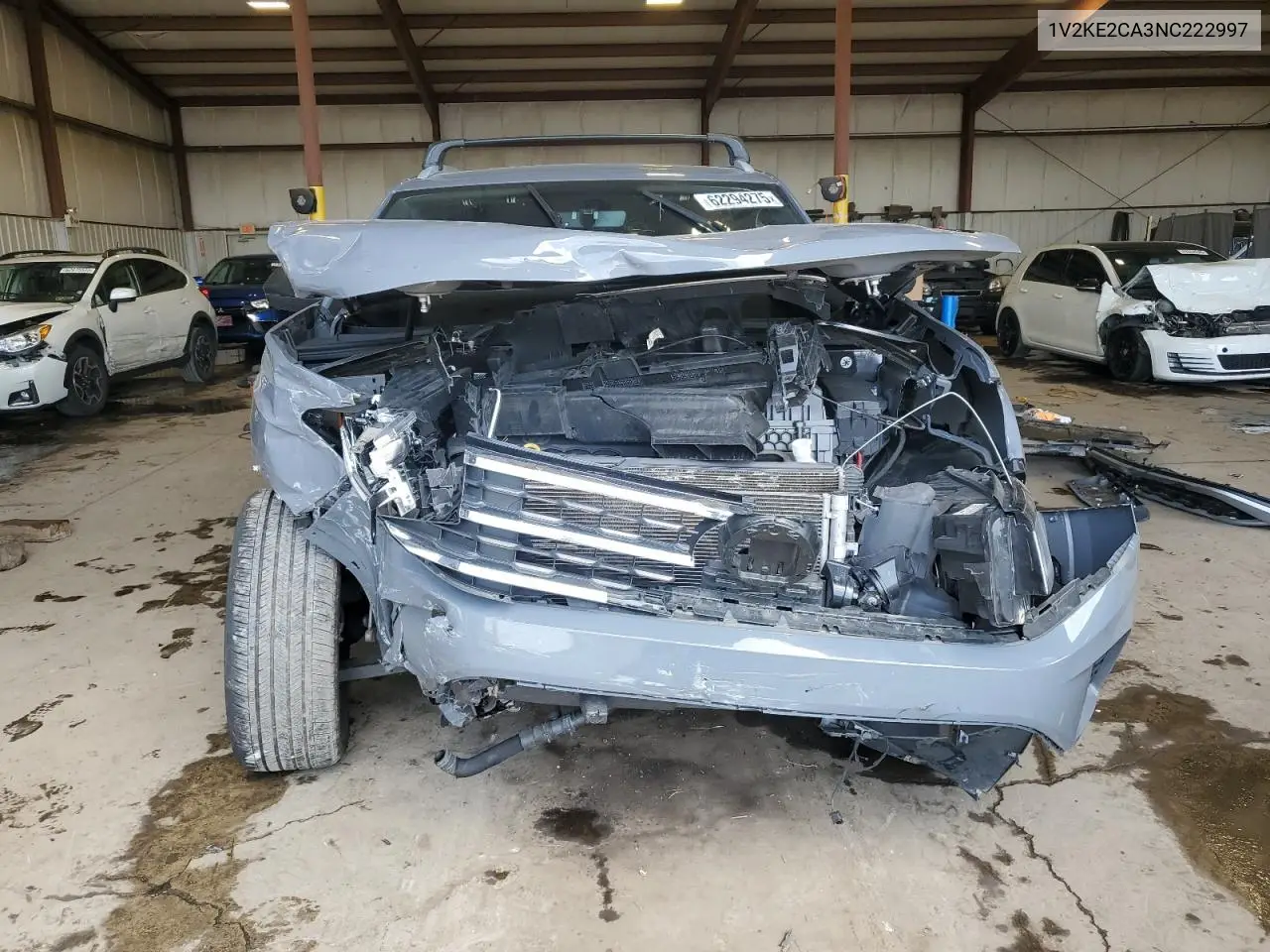 2022 Volkswagen Atlas Cross Sport Se VIN: 1V2KE2CA3NC222997 Lot: 62294275