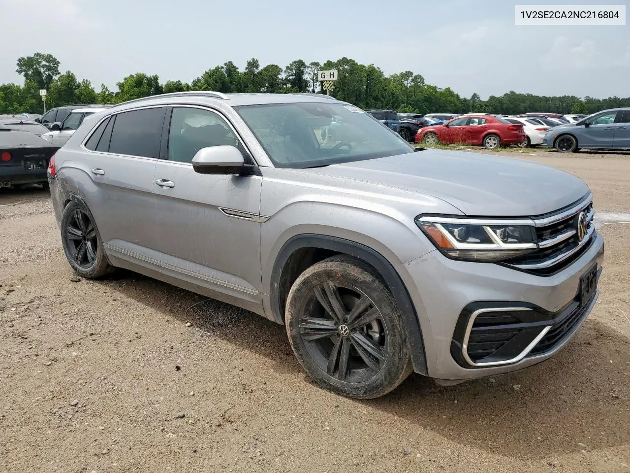 2022 Volkswagen Atlas Cross Sport Sel R-Line VIN: 1V2SE2CA2NC216804 Lot: 62326415