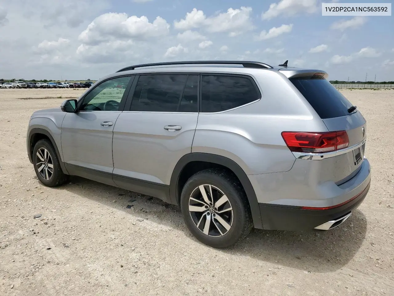 2022 Volkswagen Atlas Se VIN: 1V2DP2CA1NC563592 Lot: 62454925
