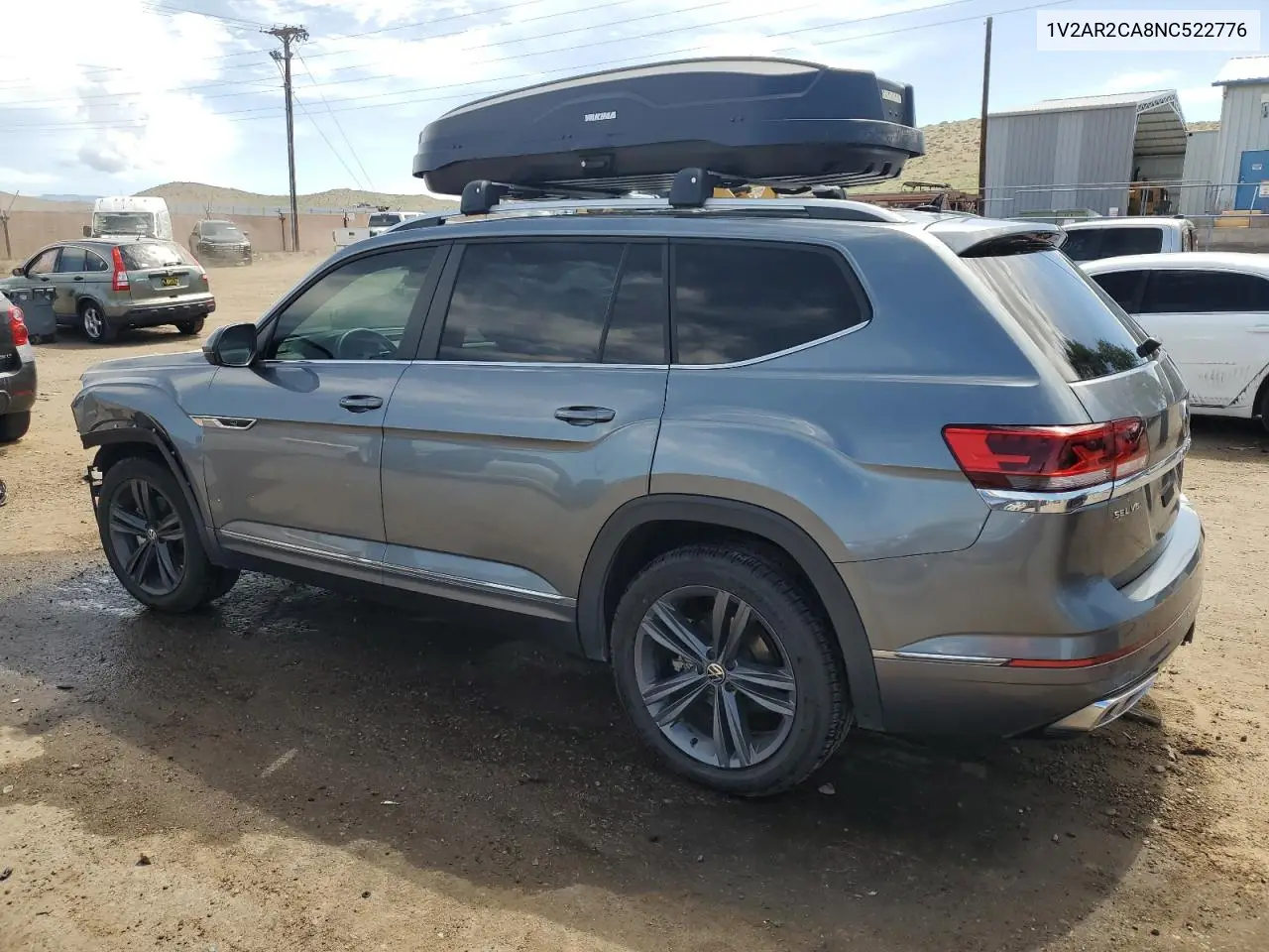 2022 Volkswagen Atlas Sel R-Line VIN: 1V2AR2CA8NC522776 Lot: 62587595