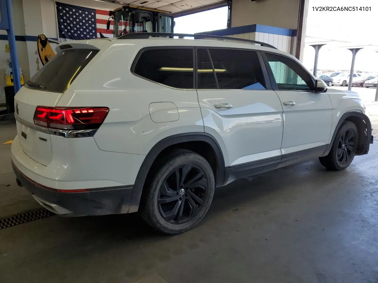 2022 Volkswagen Atlas Se VIN: 1V2KR2CA6NC514101 Lot: 62752975