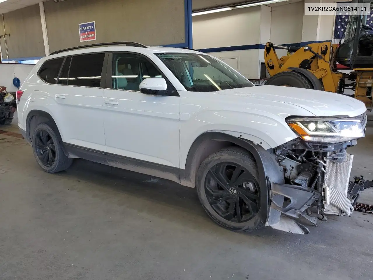 2022 Volkswagen Atlas Se VIN: 1V2KR2CA6NC514101 Lot: 62752975