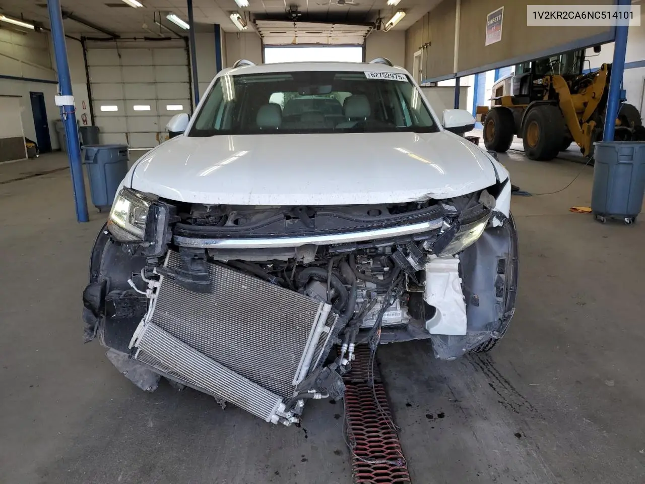 2022 Volkswagen Atlas Se VIN: 1V2KR2CA6NC514101 Lot: 62752975
