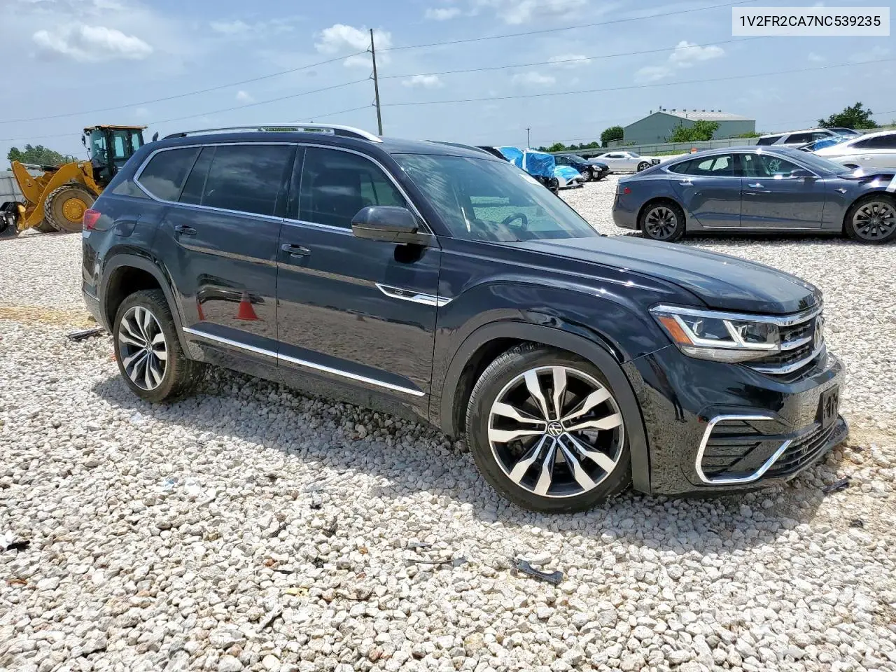 2022 Volkswagen Atlas Sel Premium R-Line VIN: 1V2FR2CA7NC539235 Lot: 63068845