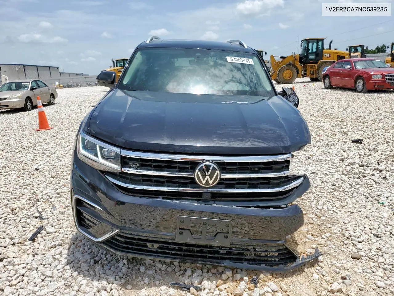 2022 Volkswagen Atlas Sel Premium R-Line VIN: 1V2FR2CA7NC539235 Lot: 63068845
