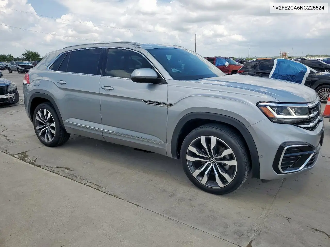 2022 Volkswagen Atlas Cross Sport Sel Premium R-Line VIN: 1V2FE2CA6NC225524 Lot: 63579645