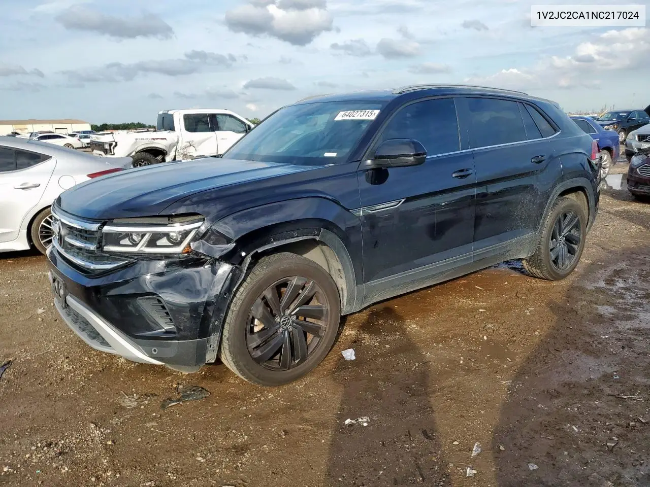2022 Volkswagen Atlas Cross Sport Se VIN: 1V2JC2CA1NC217024 Lot: 64027315