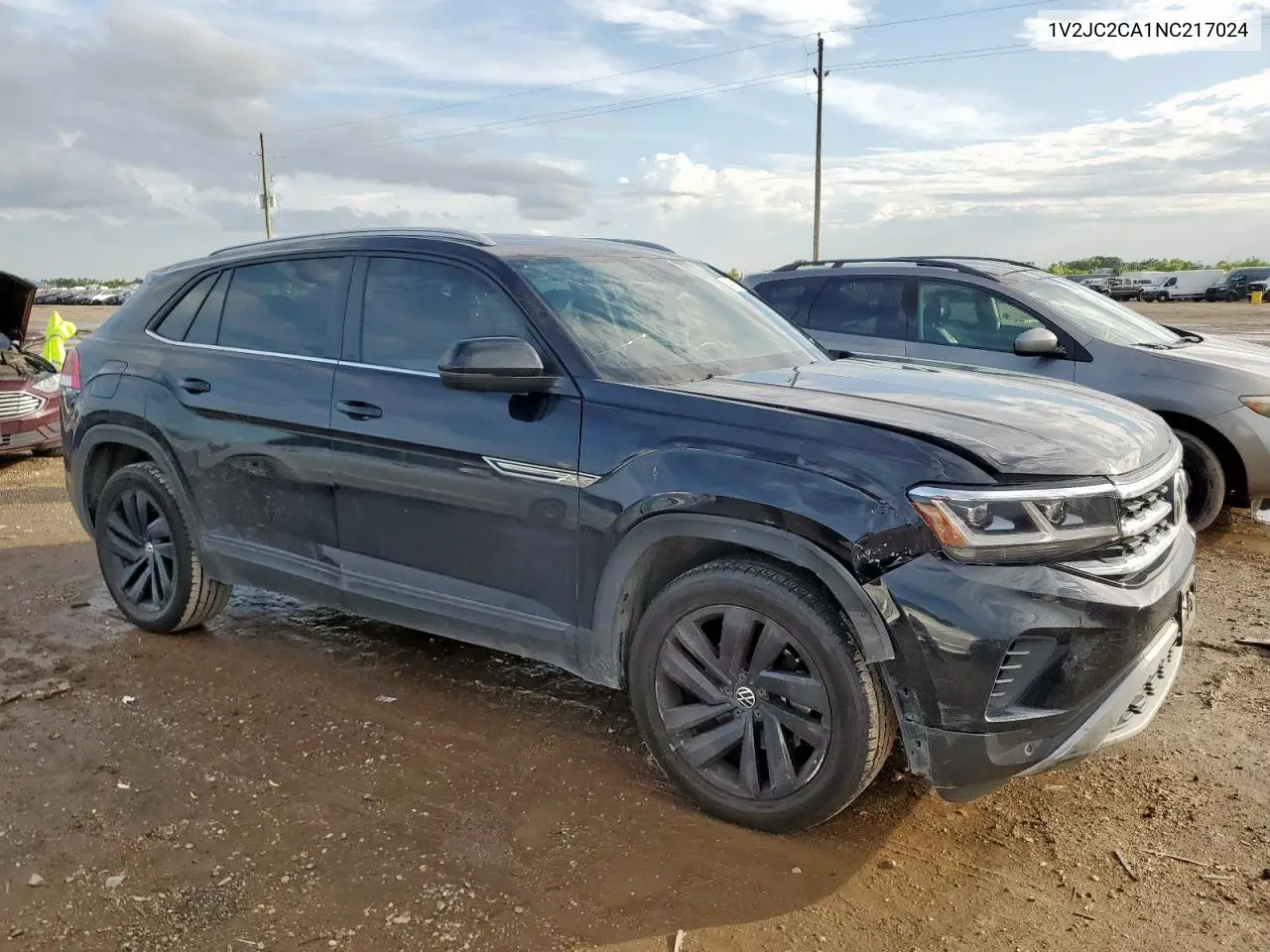 2022 Volkswagen Atlas Cross Sport Se VIN: 1V2JC2CA1NC217024 Lot: 64027315