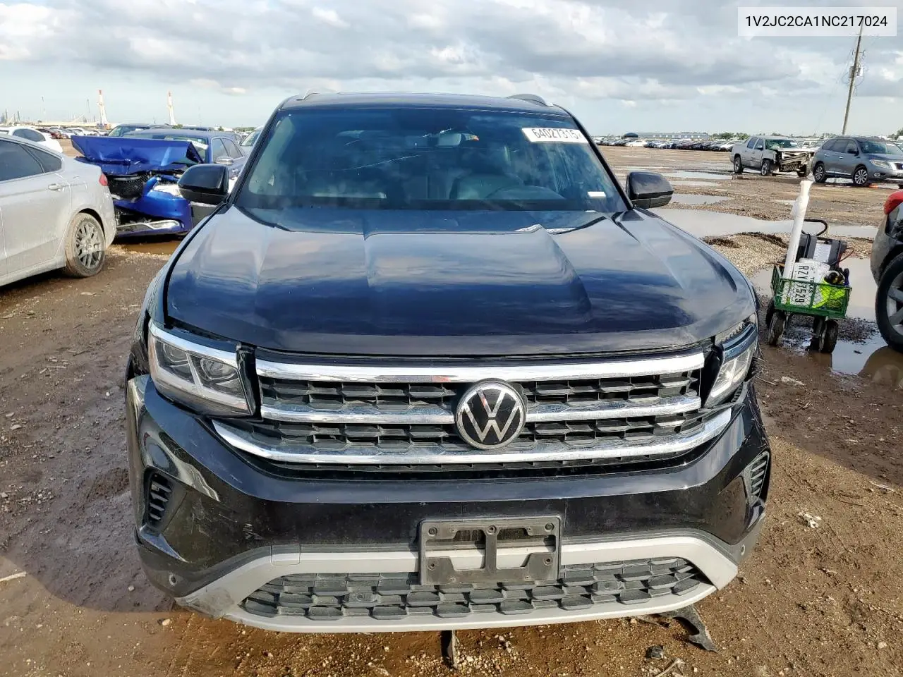 2022 Volkswagen Atlas Cross Sport Se VIN: 1V2JC2CA1NC217024 Lot: 64027315
