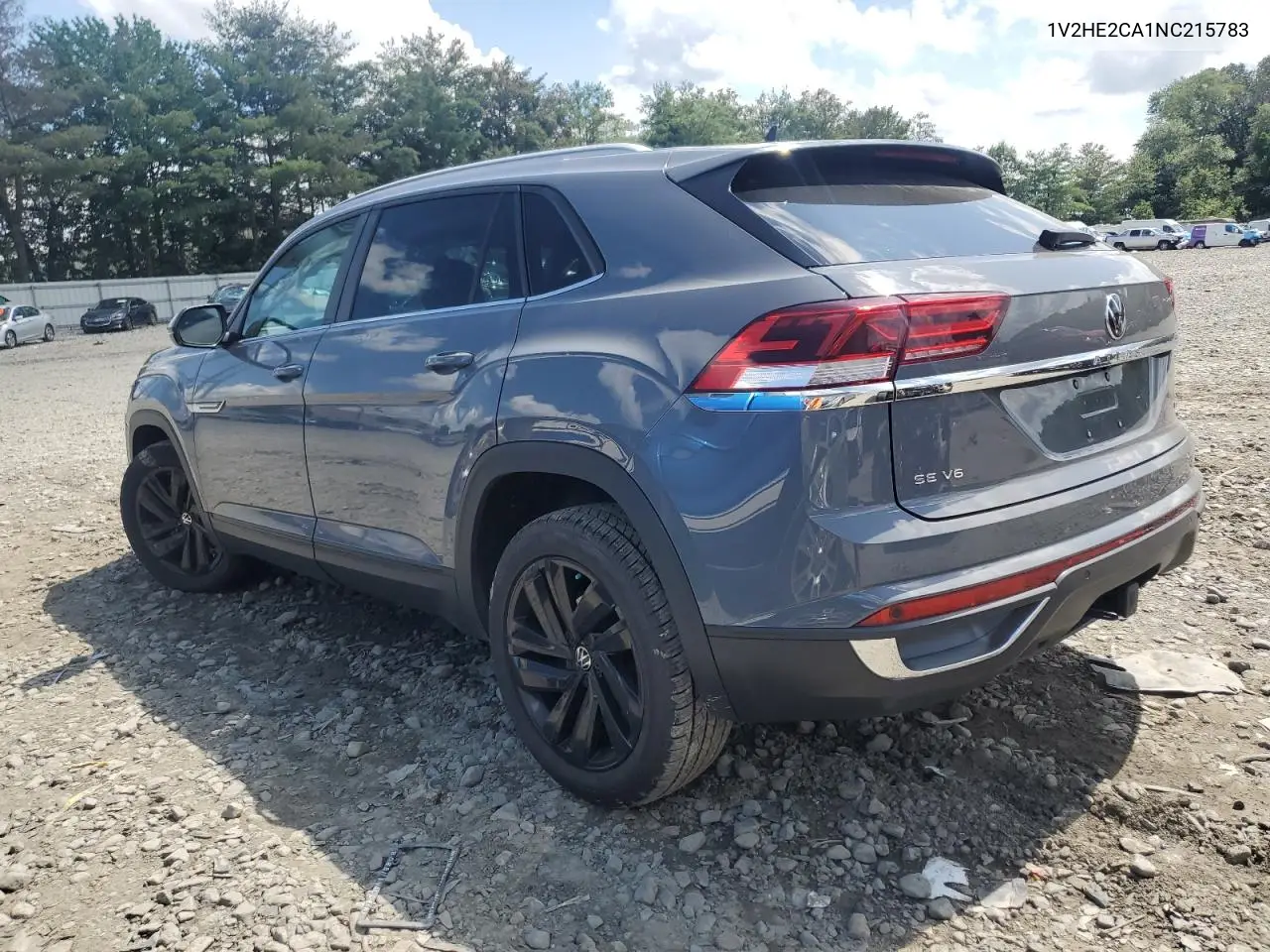 2022 Volkswagen Atlas Cross Sport Se VIN: 1V2HE2CA1NC215783 Lot: 64236995