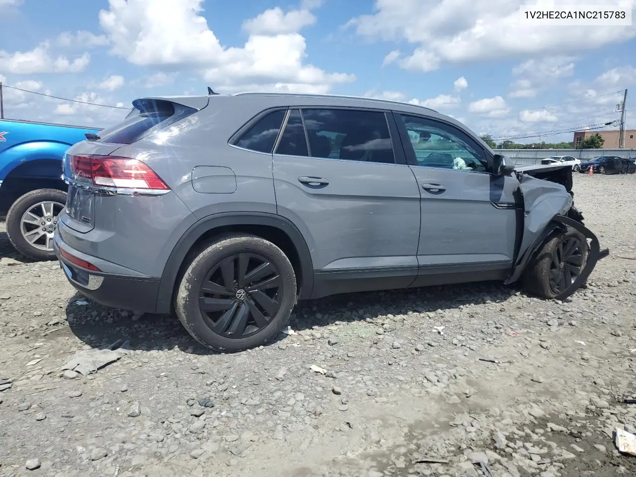 2022 Volkswagen Atlas Cross Sport Se VIN: 1V2HE2CA1NC215783 Lot: 64236995