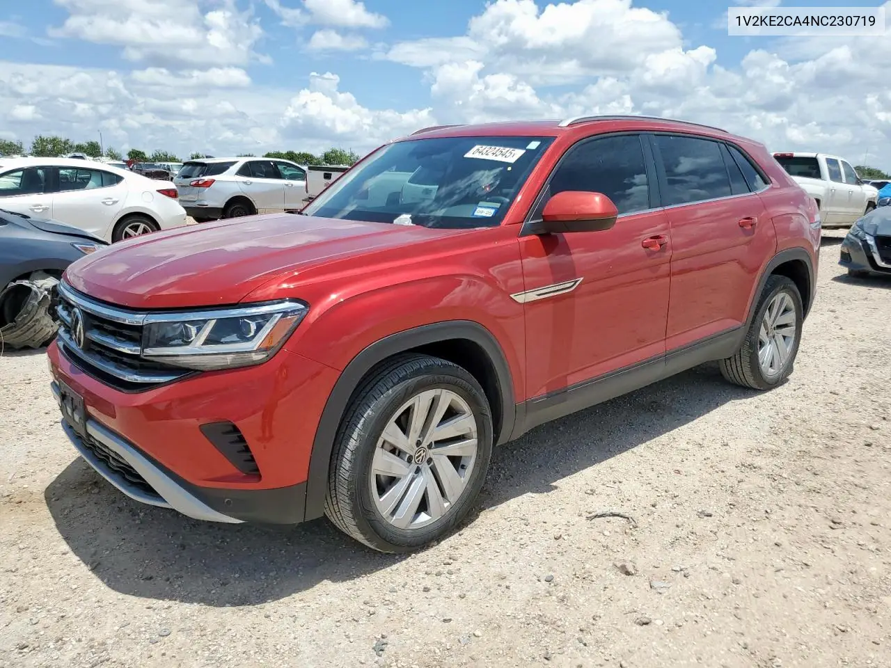 2022 Volkswagen Atlas Cross Sport Se VIN: 1V2KE2CA4NC230719 Lot: 64324545