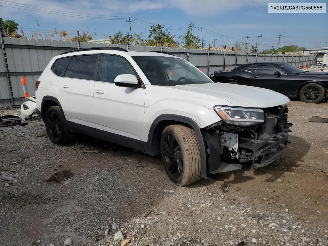 2023 Volkswagen Atlas Se VIN: 1V2KR2CA3PC550668 Lot: 56052145