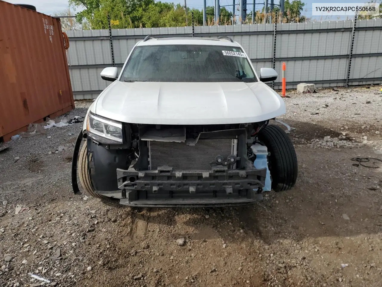 2023 Volkswagen Atlas Se VIN: 1V2KR2CA3PC550668 Lot: 56052145