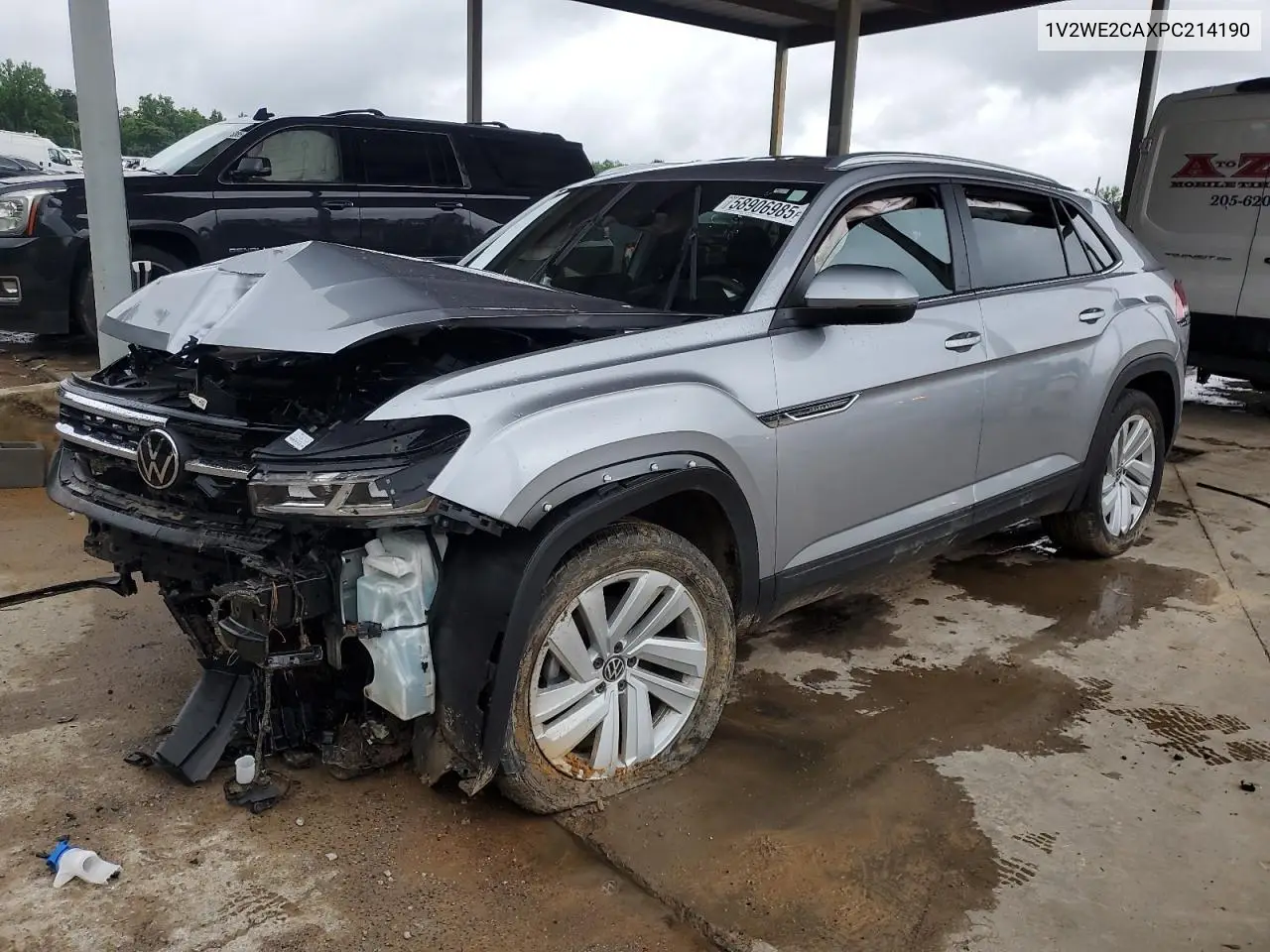 2023 Volkswagen Atlas Cross Sport Se VIN: 1V2WE2CAXPC214190 Lot: 58906985