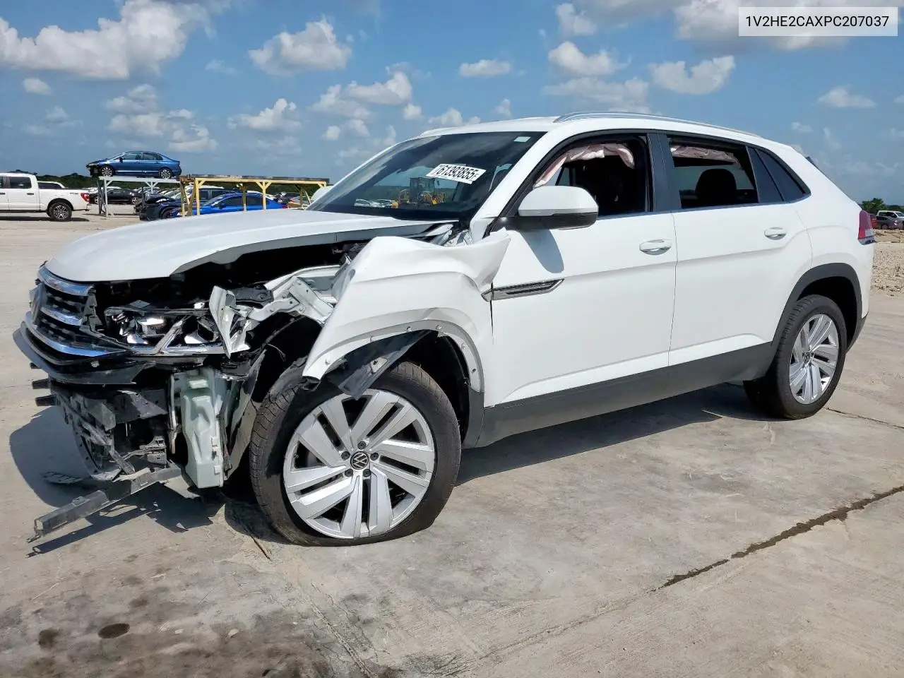 2023 Volkswagen Atlas Cross Sport Se VIN: 1V2HE2CAXPC207037 Lot: 61393855