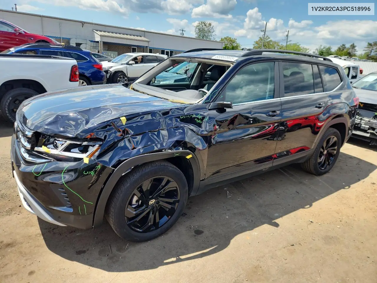 2023 Volkswagen Atlas Se VIN: 1V2KR2CA3PC518996 Lot: 65960865