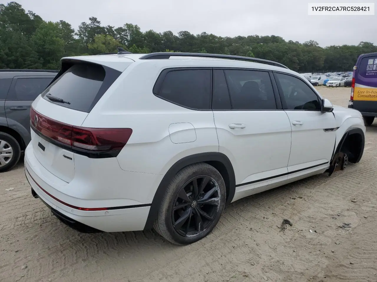 2024 Volkswagen Atlas Sel Premium R-Line VIN: 1V2FR2CA7RC528421 Lot: 61987545