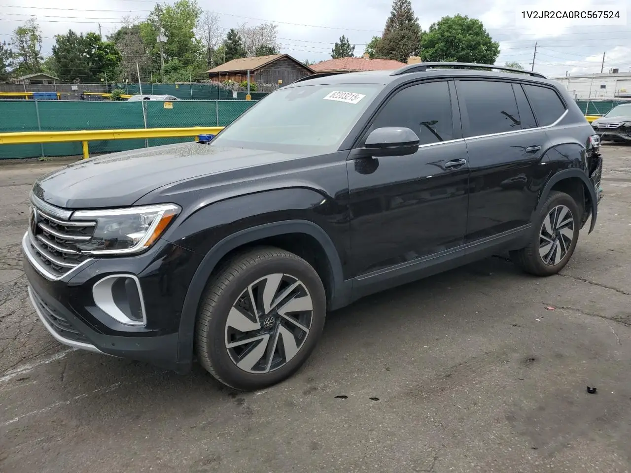 2024 Volkswagen Atlas Se VIN: 1V2JR2CA0RC567524 Lot: 62203215