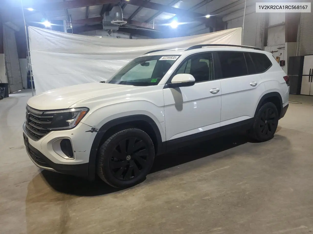 2024 Volkswagen Atlas Se VIN: 1V2KR2CA1RC568167 Lot: 62269935