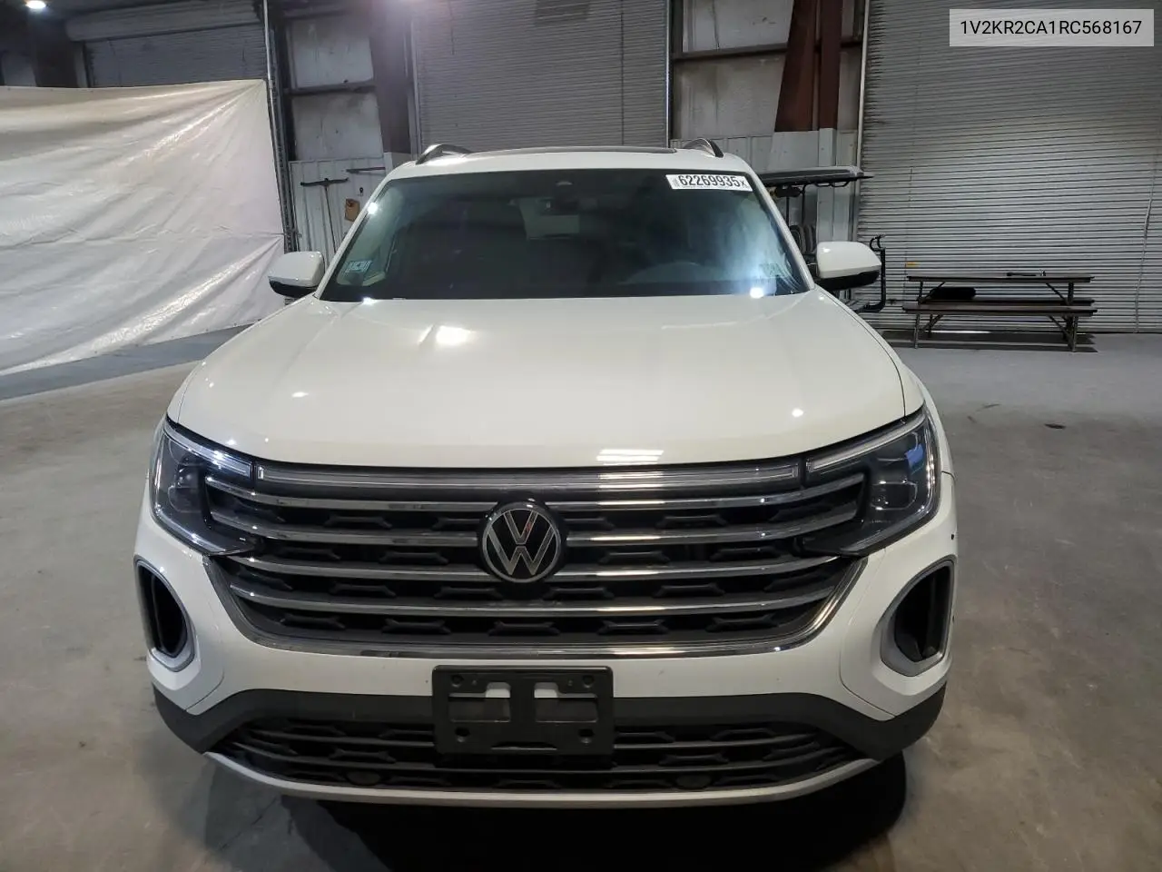 2024 Volkswagen Atlas Se VIN: 1V2KR2CA1RC568167 Lot: 62269935