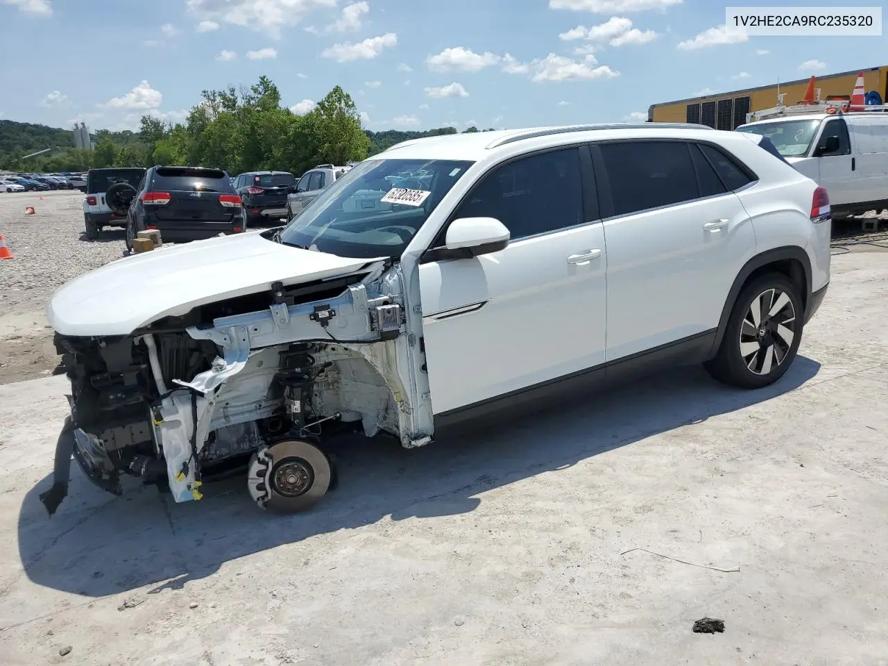 2024 Volkswagen Atlas Cross Sport Se VIN: 1V2HE2CA9RC235320 Lot: 62320585