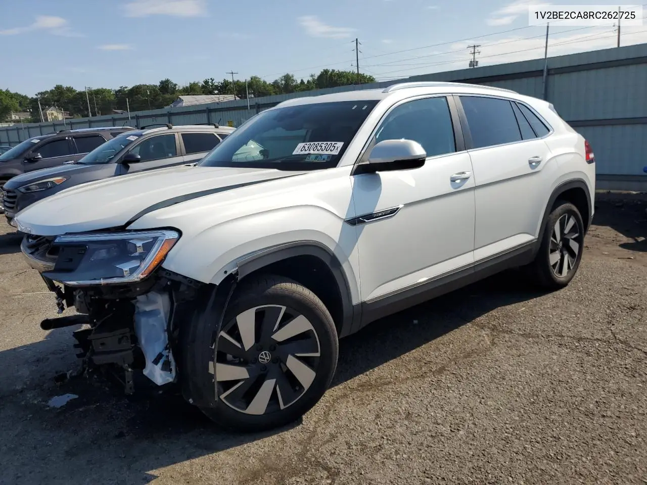 2024 Volkswagen Atlas Cross Sport Sel VIN: 1V2BE2CA8RC262725 Lot: 63085305