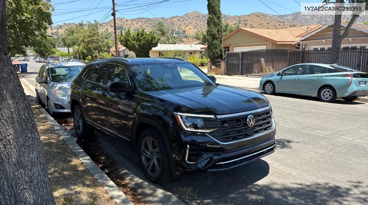2024 Volkswagen Atlas Cross Sport Sel R-Line VIN: 1V2AE2CA3RC239395 Lot: 64673685