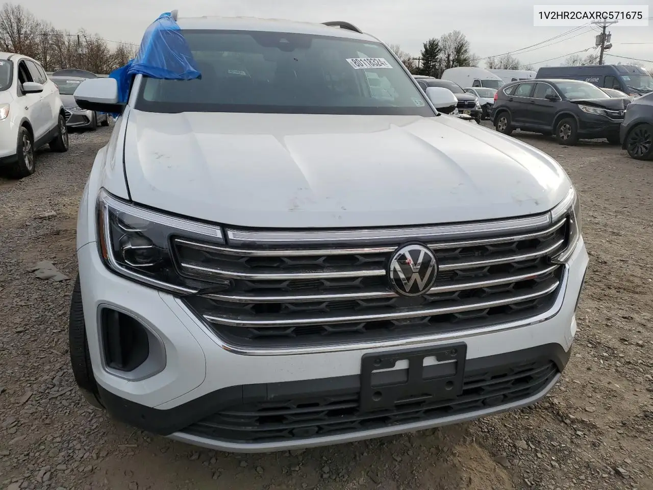 2024 Volkswagen Atlas Se VIN: 1V2HR2CAXRC571675 Lot: 80118324