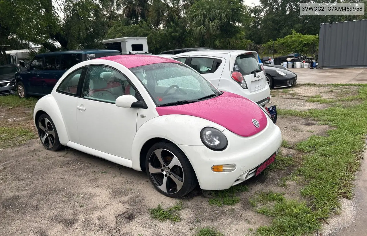 1999 Volkswagen New Beetle Gls VIN: 3VWCC21C7XM459958 Lot: 56958535