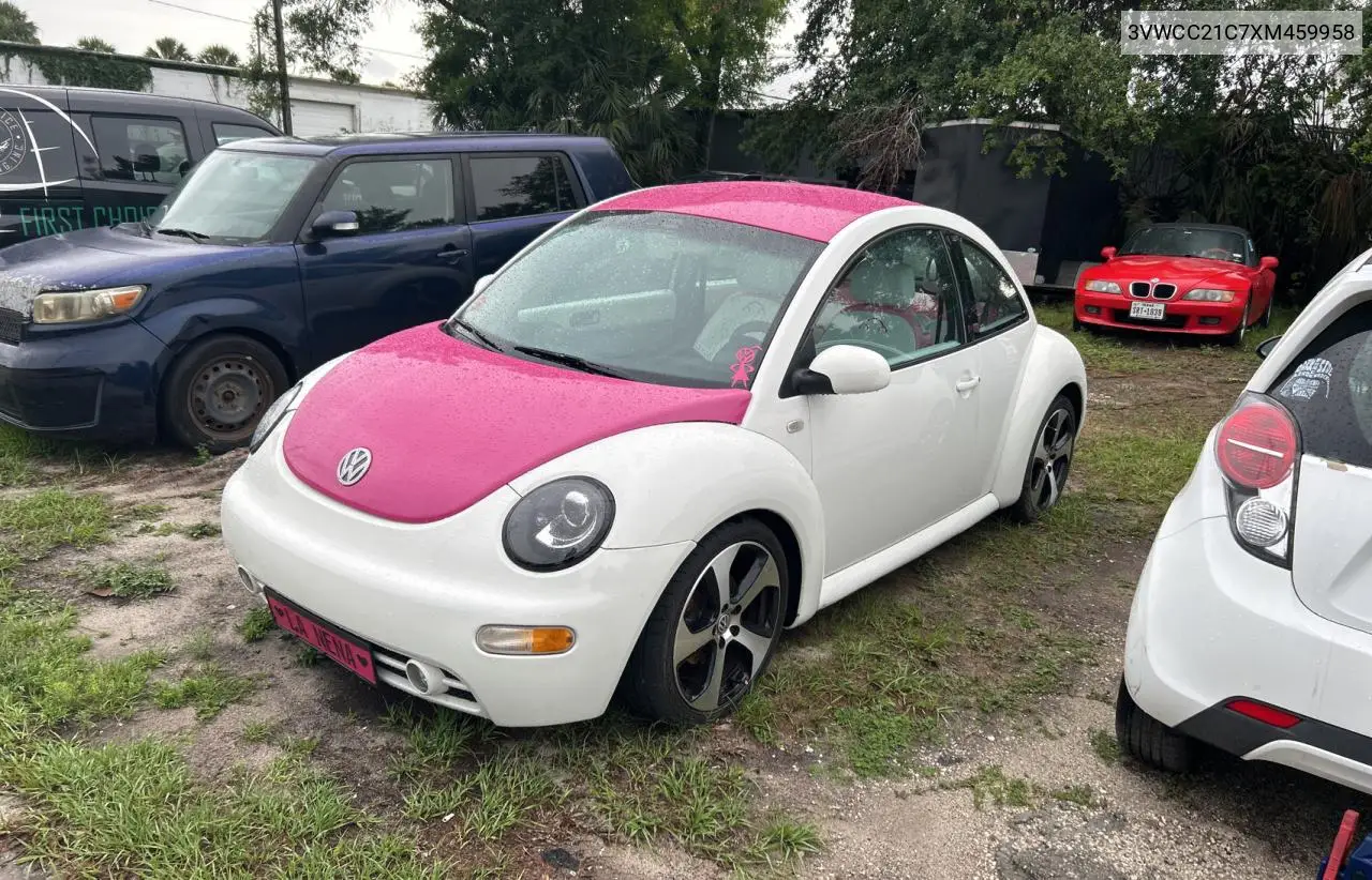 1999 Volkswagen New Beetle Gls VIN: 3VWCC21C7XM459958 Lot: 56958535