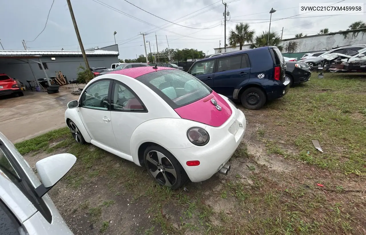 1999 Volkswagen New Beetle Gls VIN: 3VWCC21C7XM459958 Lot: 56958535