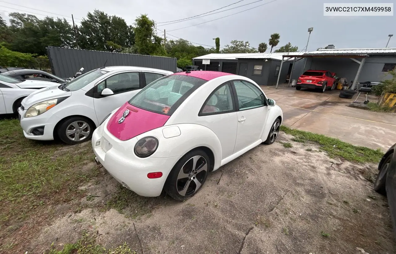 1999 Volkswagen New Beetle Gls VIN: 3VWCC21C7XM459958 Lot: 56958535